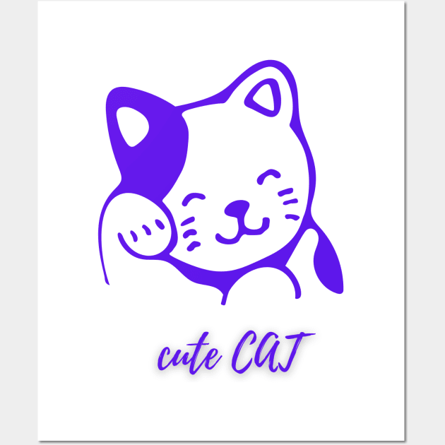 cute cat Wall Art by teeforyou47